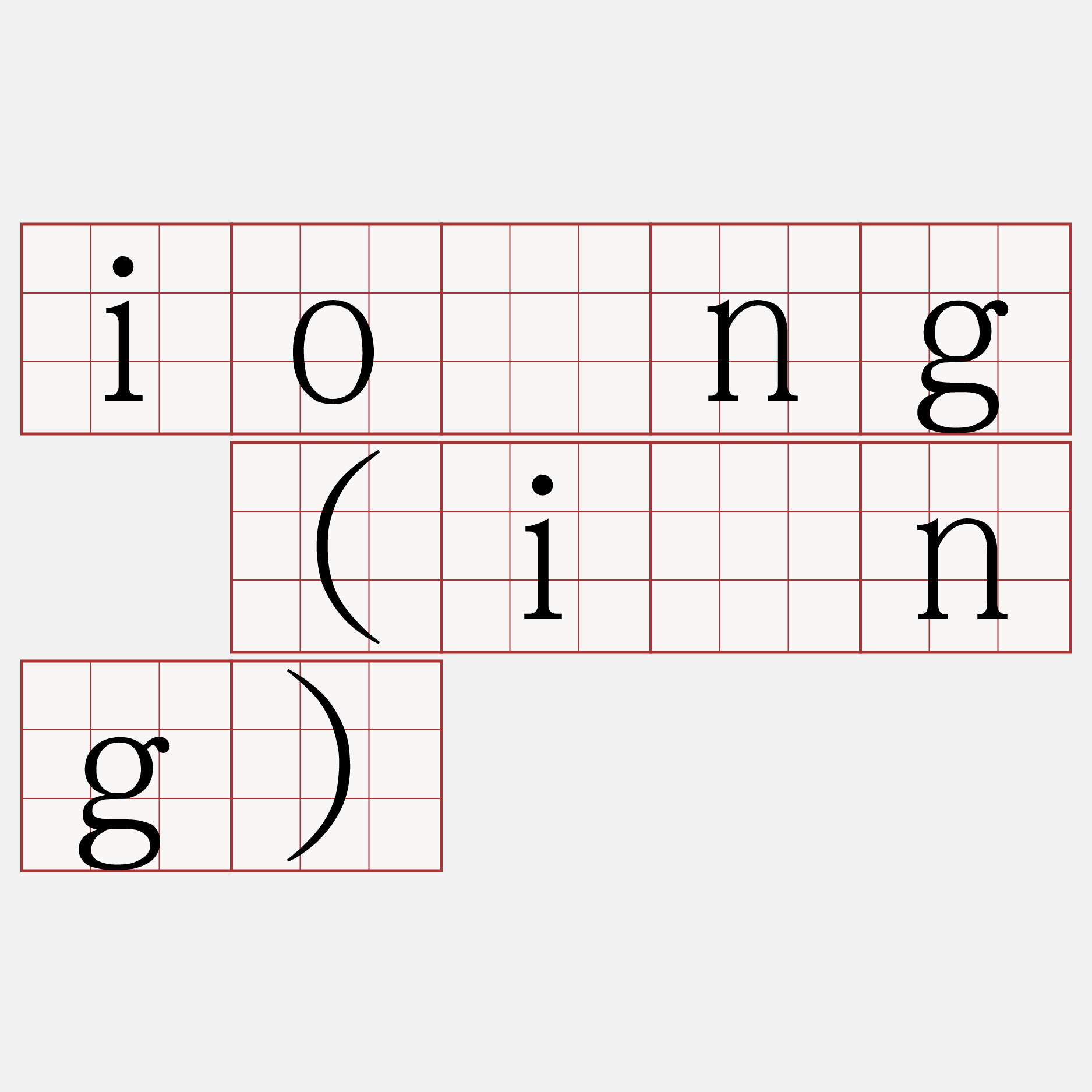 iōng (īng)